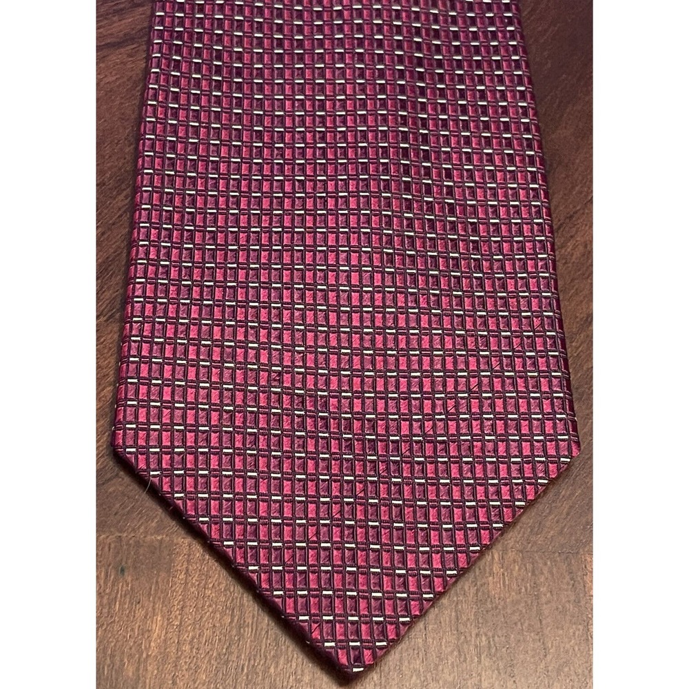 Executive collection Red 100% Silk Men’s Neck Tie Made In China